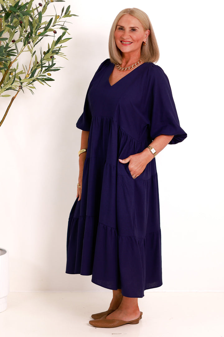 Lovesome Dress - NAVY