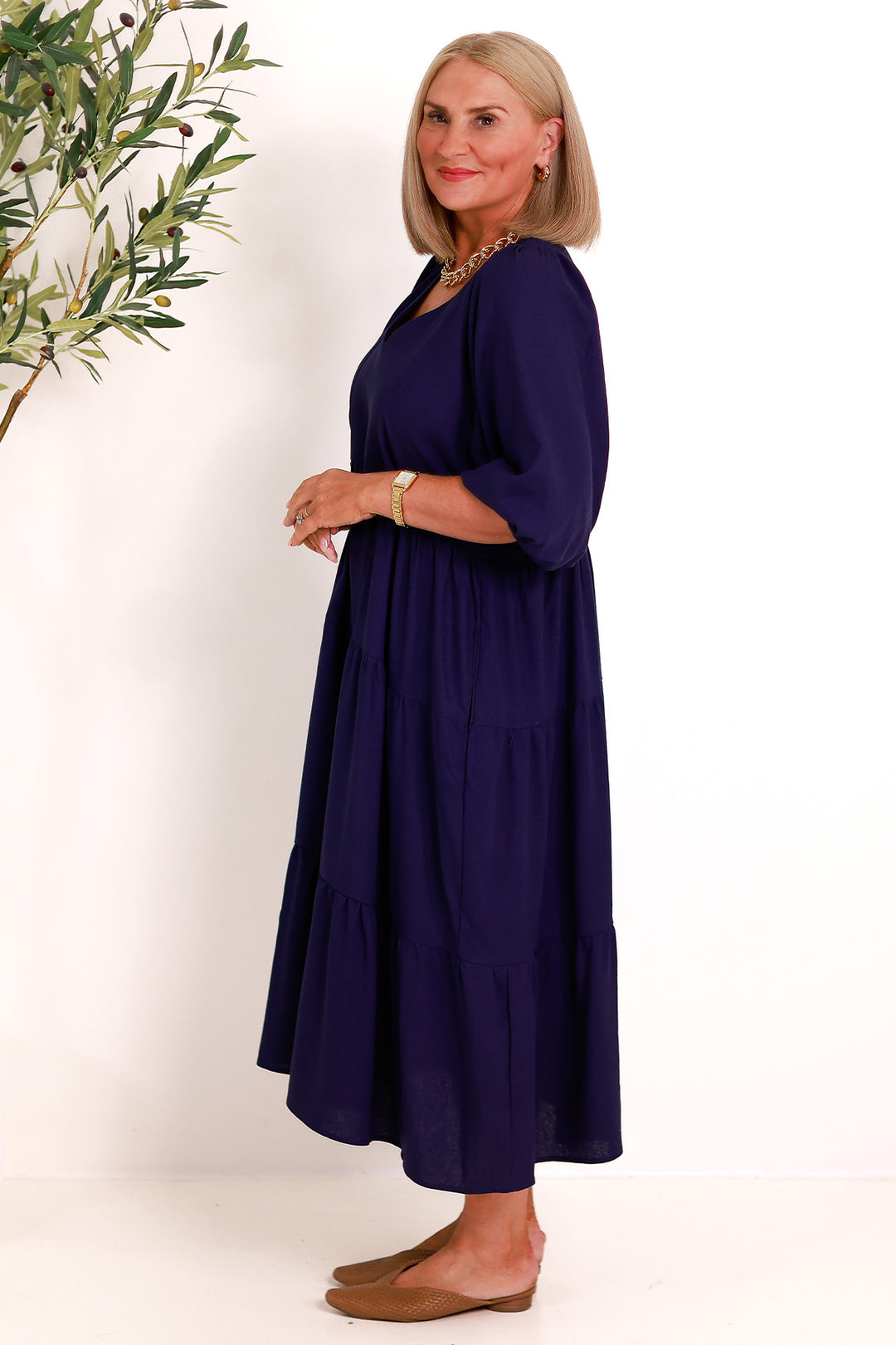 Lovesome Dress - NAVY