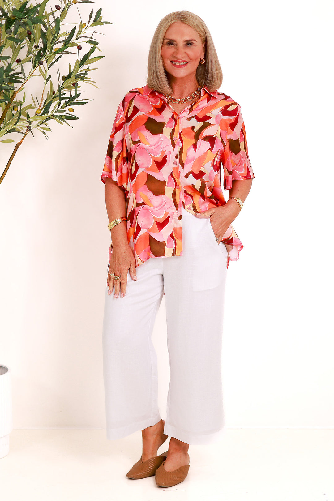 Imara Bell Slv | PINK MULTI