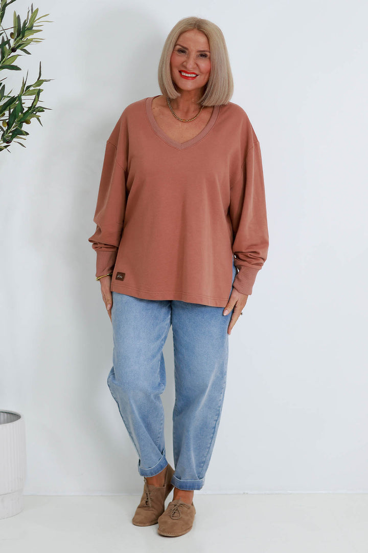 Coco V Crew |CHESTNUT