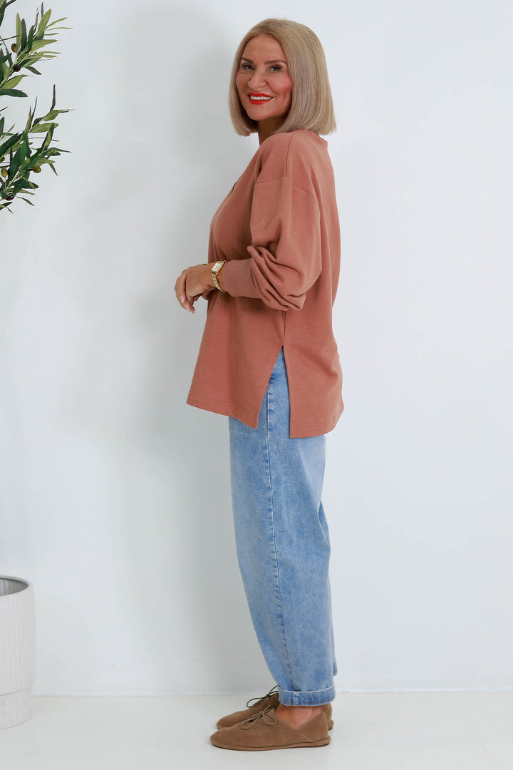 Coco V Crew |CHESTNUT