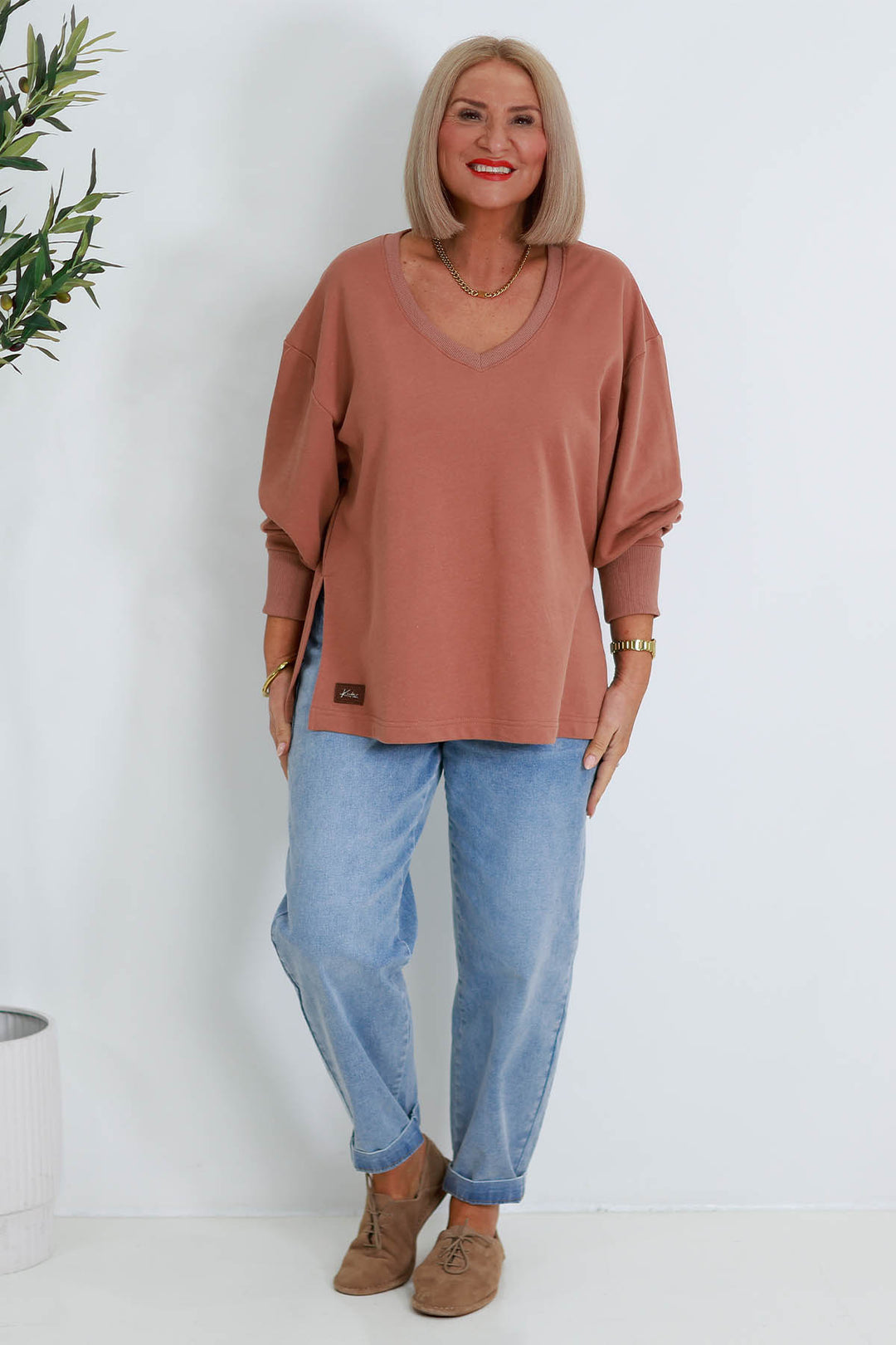 Coco V Crew |CHESTNUT