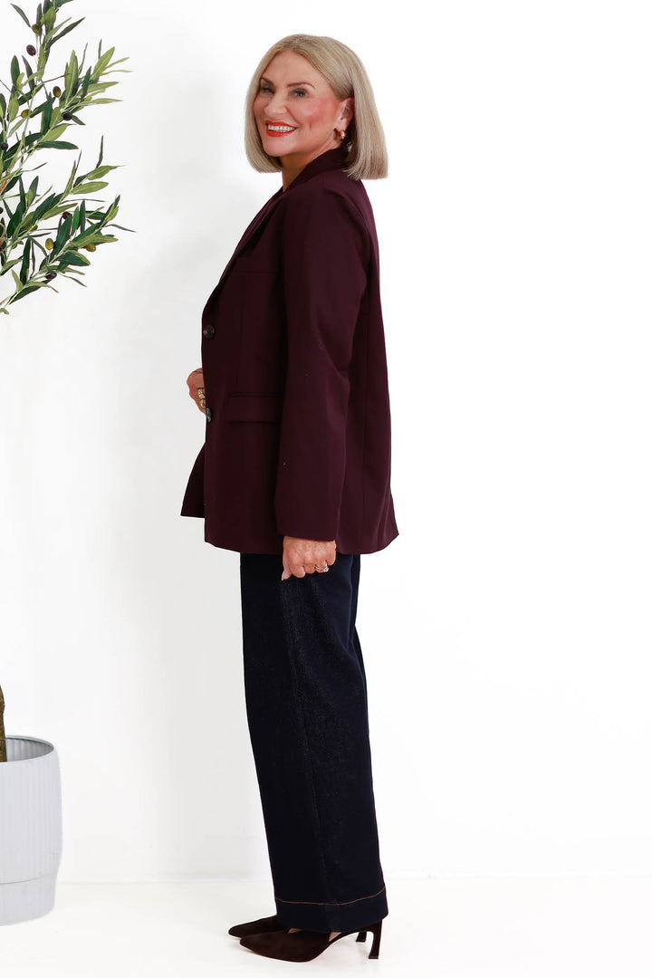 Eden Stretch Blazer | WINE