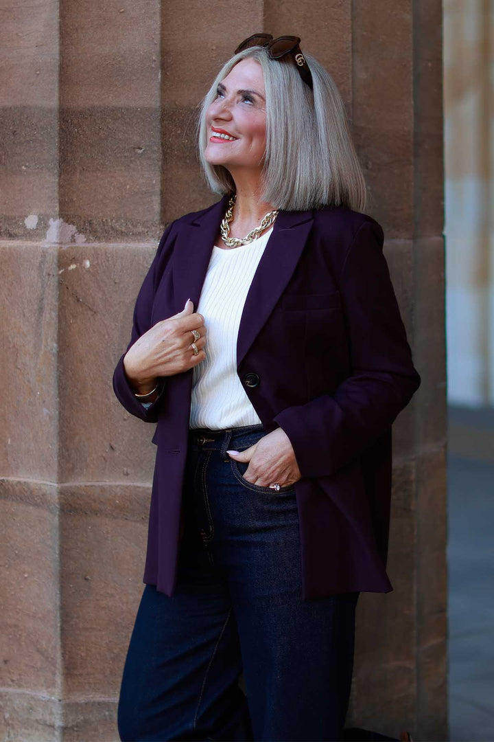 Eden Stretch Blazer | WINE