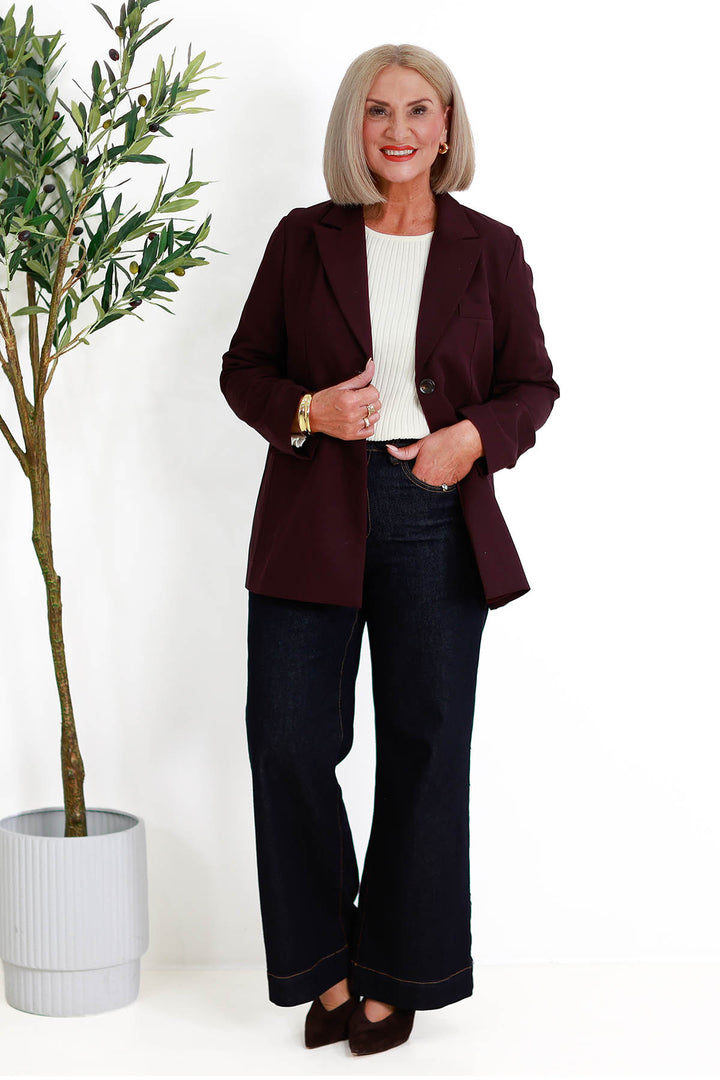 Eden Stretch Blazer | WINE