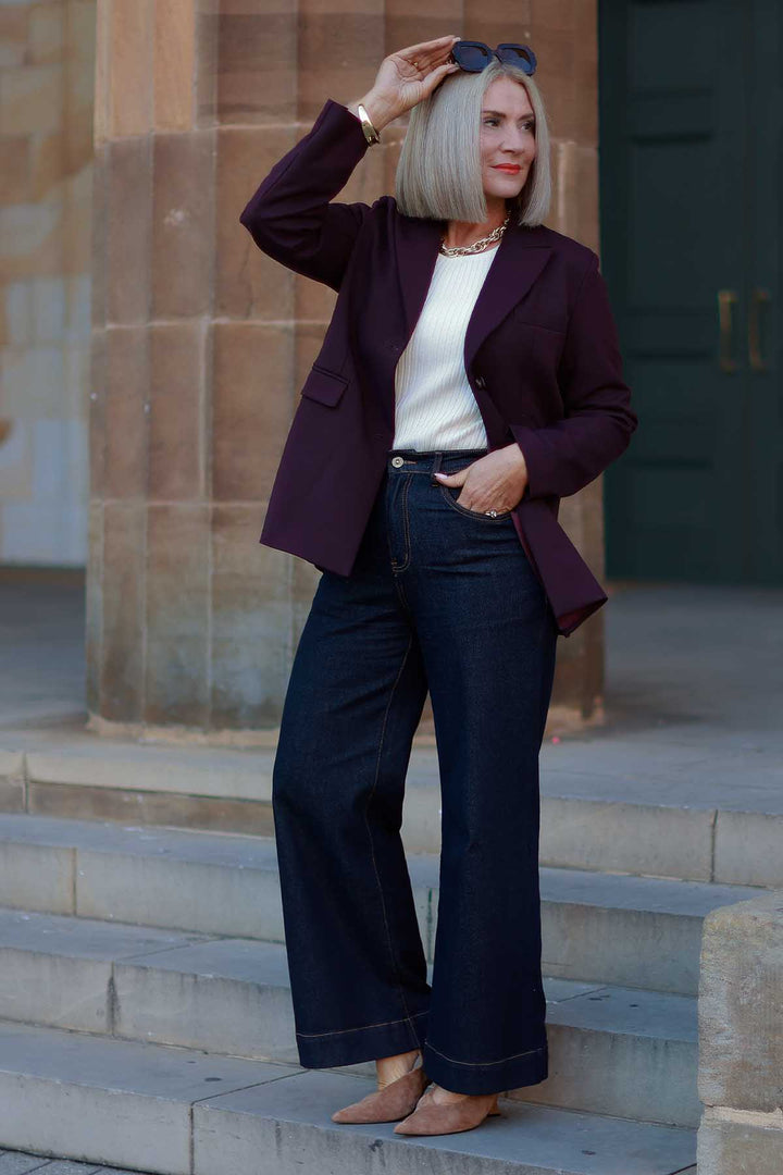 Eden Stretch Blazer | WINE