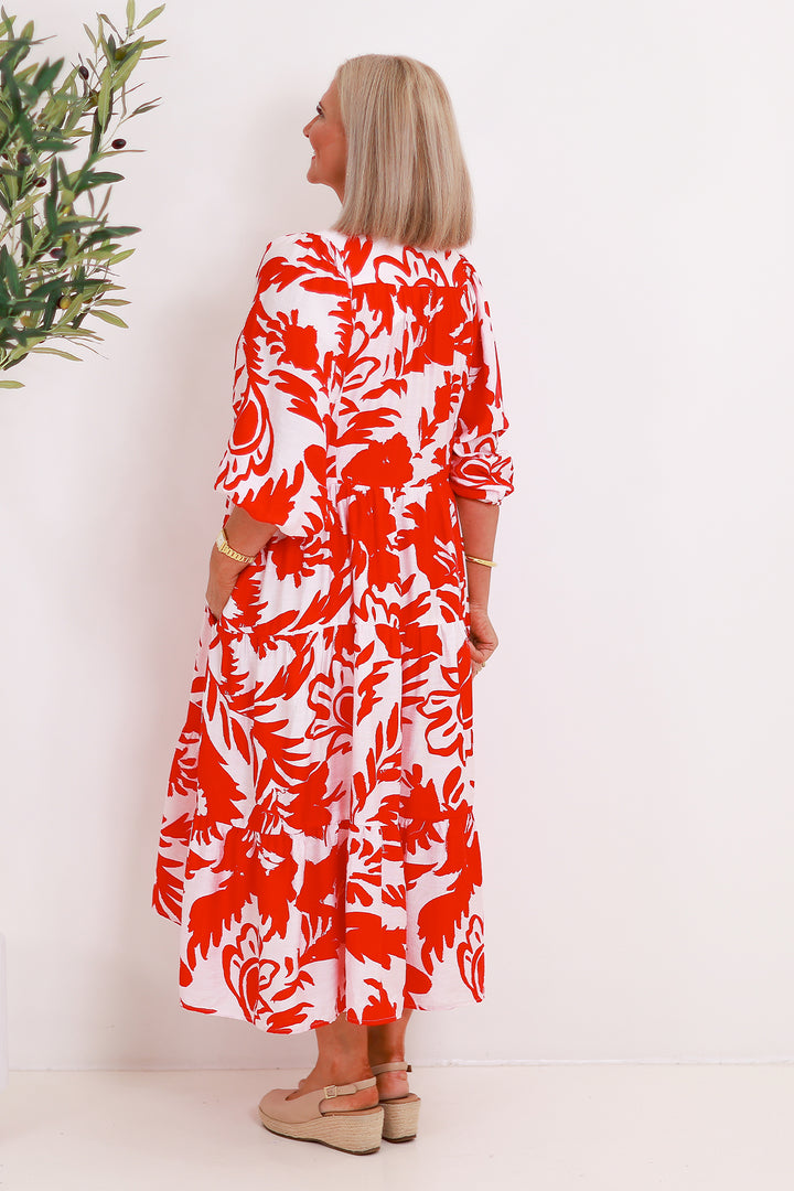 Lovesome Dress - RED