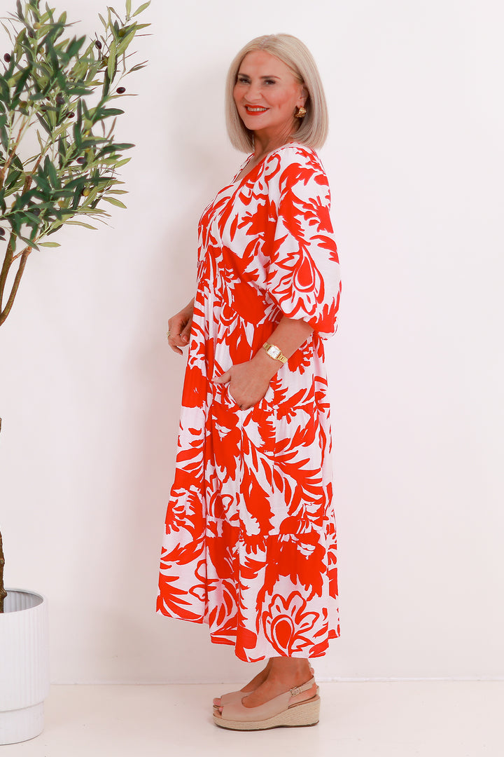 Lovesome Dress - RED