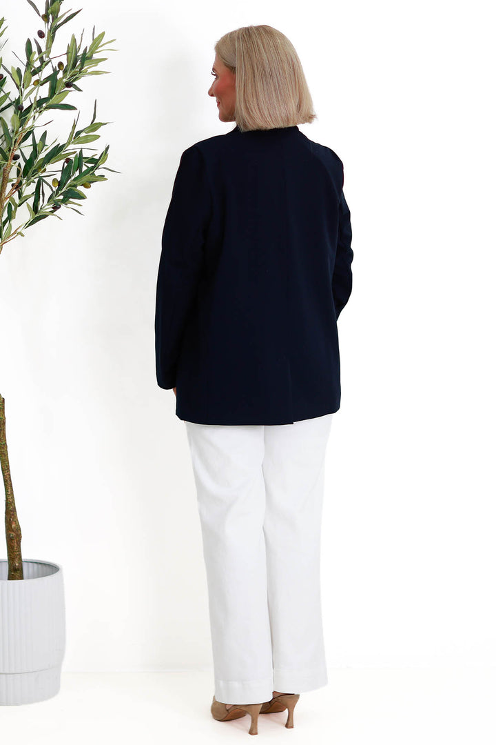 Eden Stretch Blazer | INK NAVY