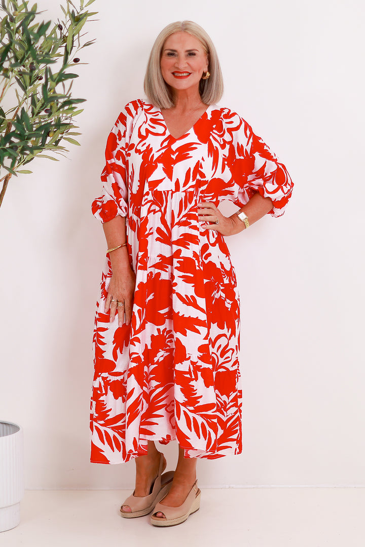 Lovesome Dress - RED