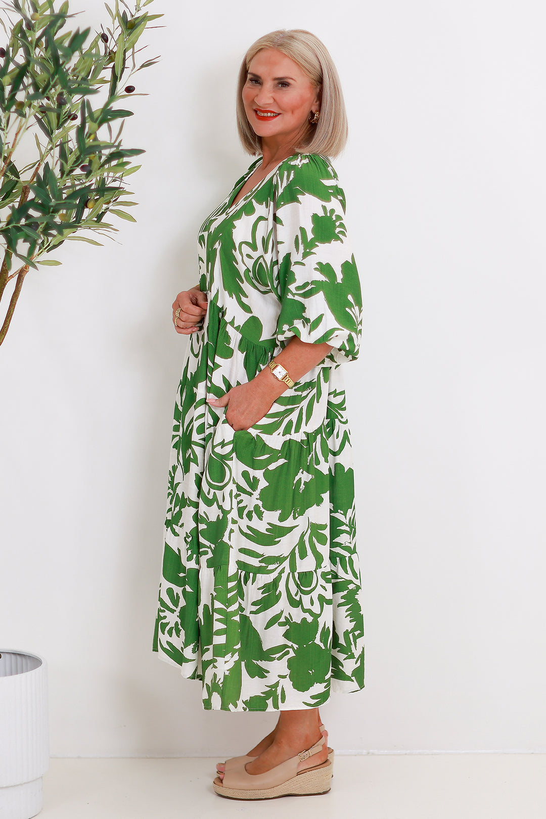 Lovesome Dress - GREEN