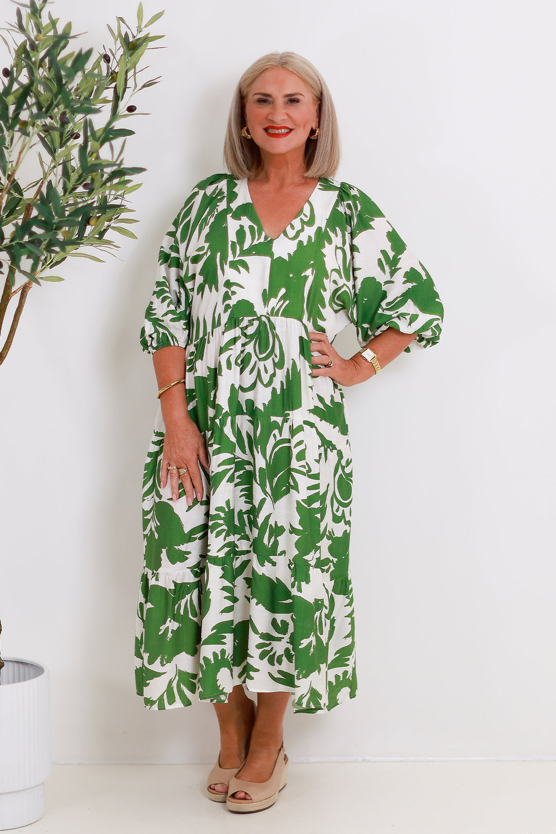 Lovesome Dress - GREEN