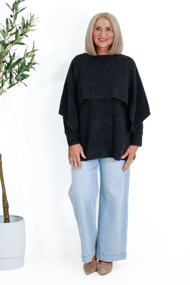 Burano Knit | DK GREY