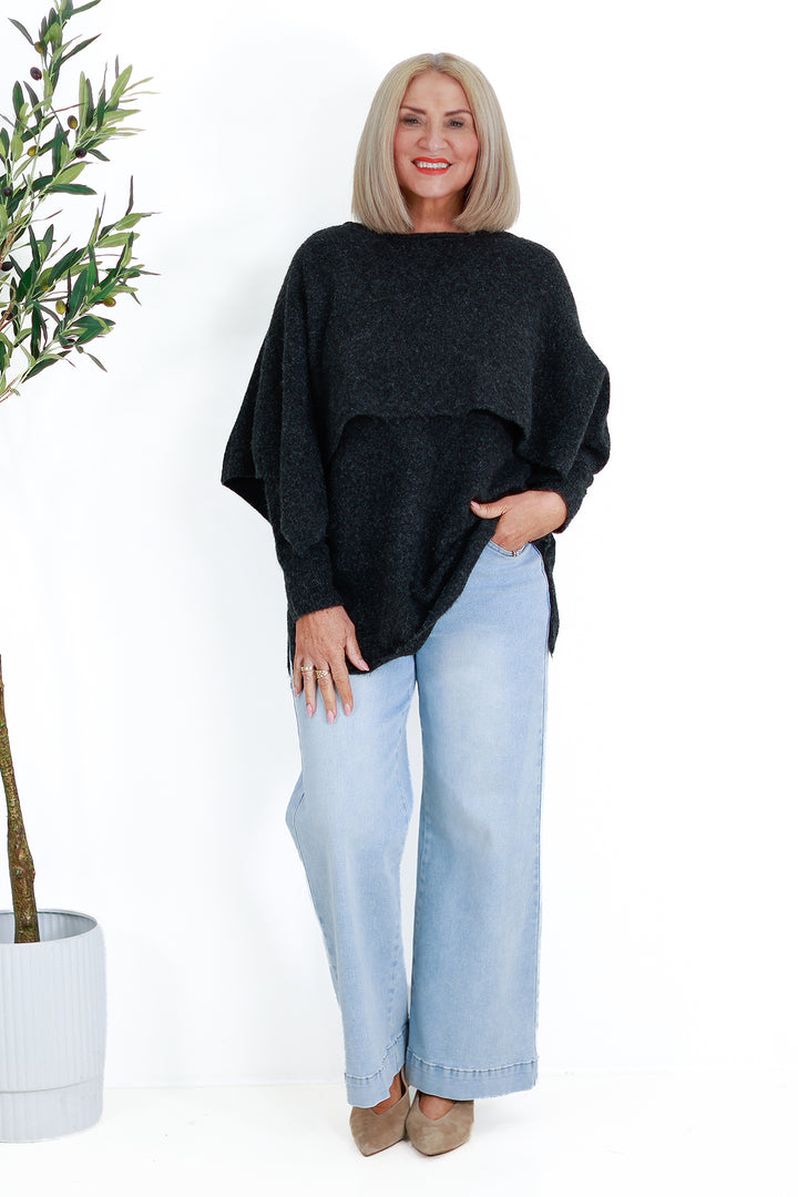Burano Knit | DK GREY