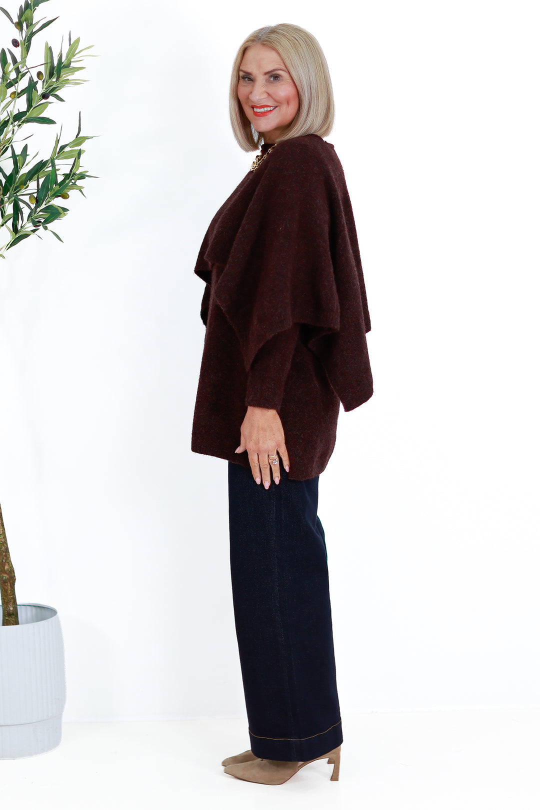 Burano Knit | BURGUNDY