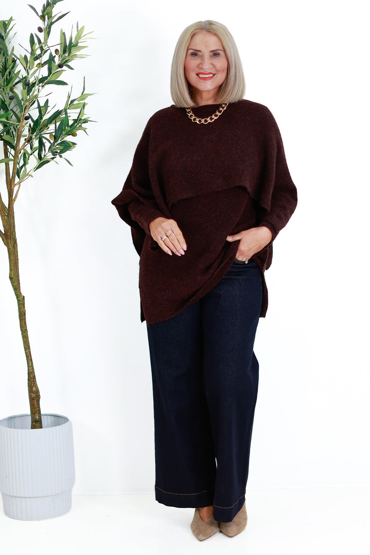 Burano Knit | BURGUNDY
