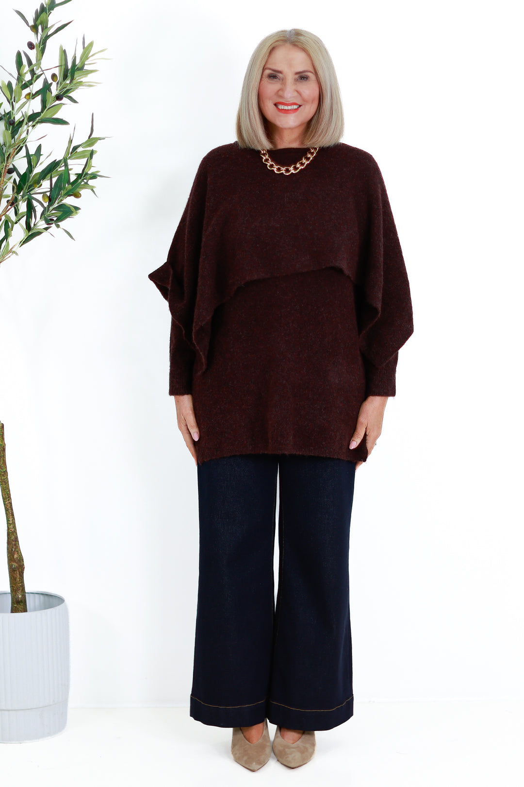 Burano Knit | BURGUNDY