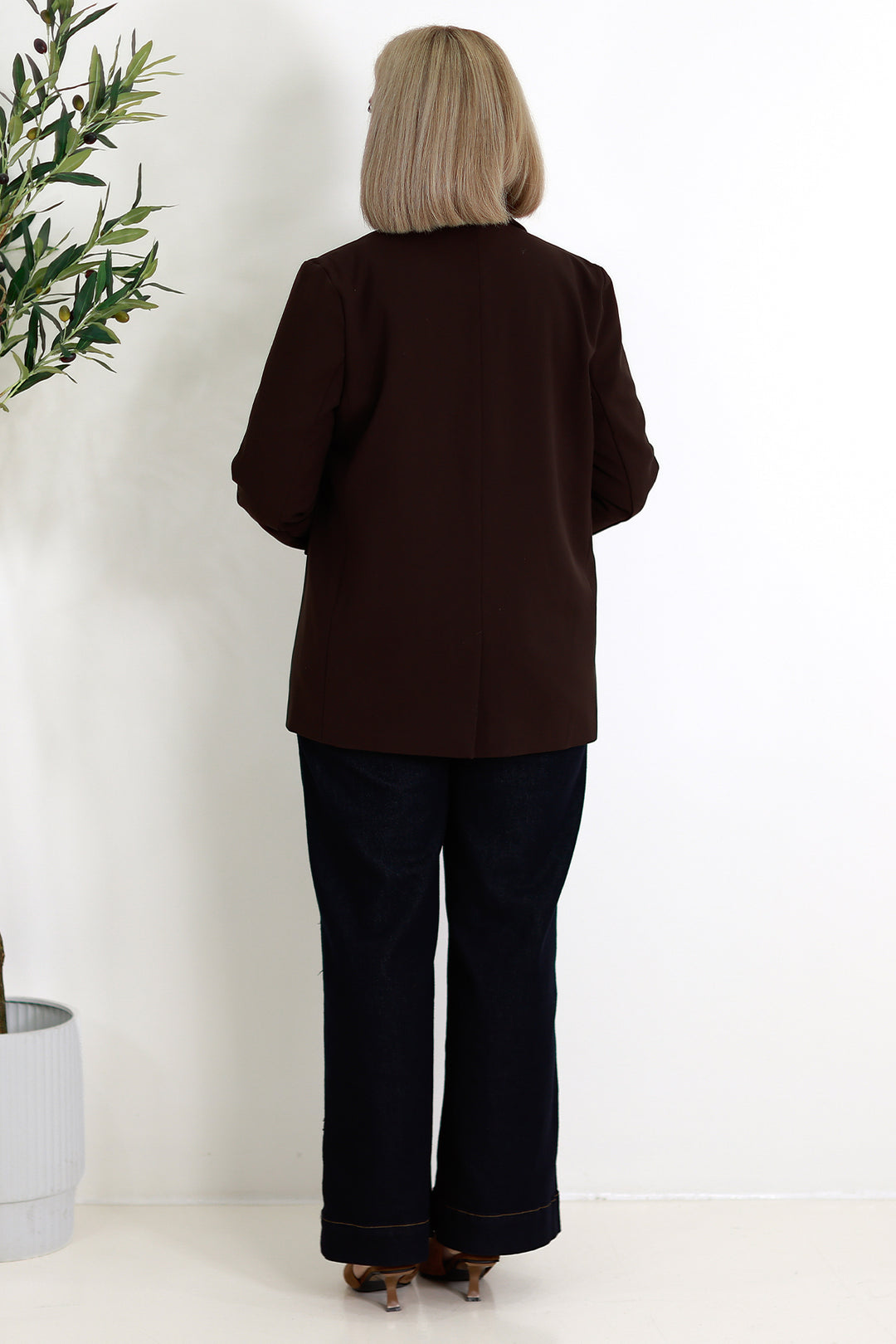 Eden Stretch Blazer |  COCO BROWN