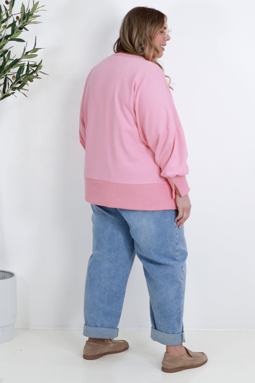 Tess Spring Crew | PINK