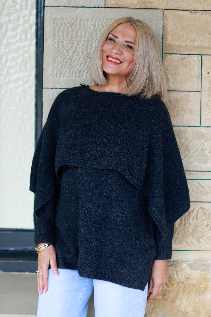 Burano Knit | DK GREY
