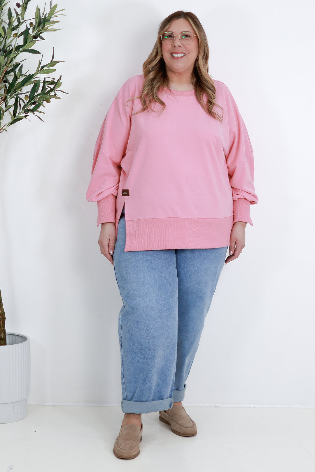 Tess Spring Crew | PINK