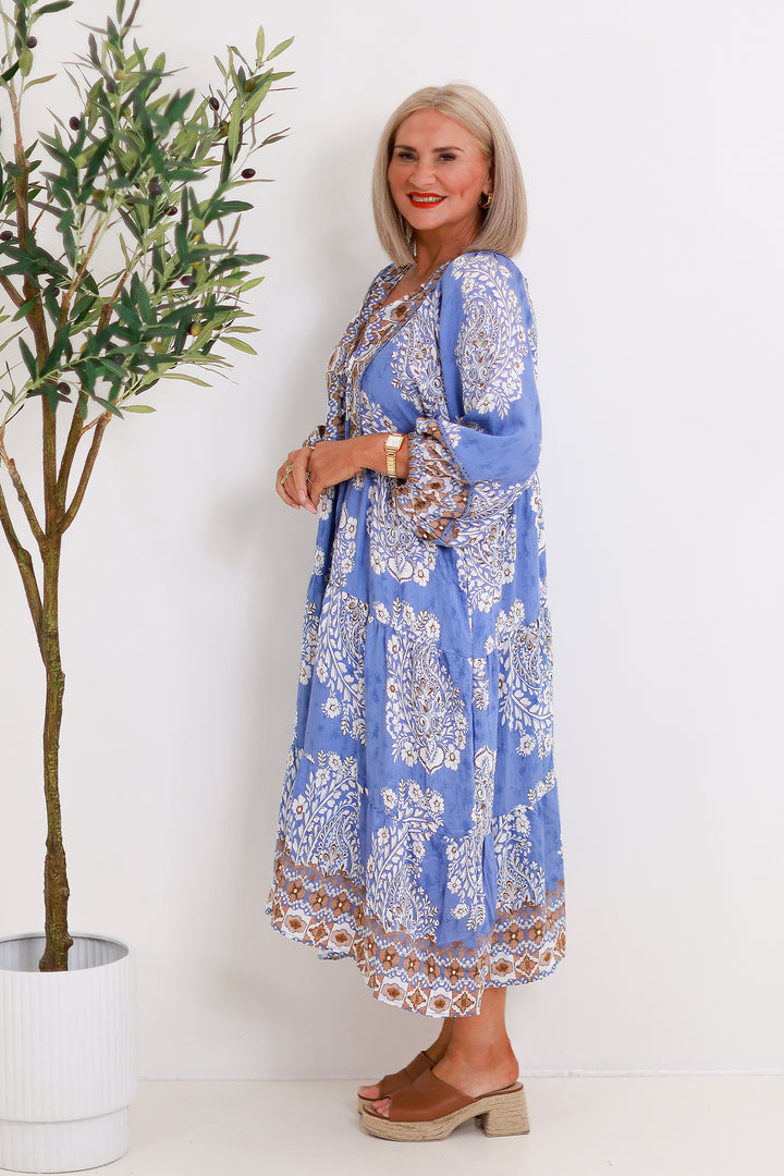 Cassia Dress | BLUE