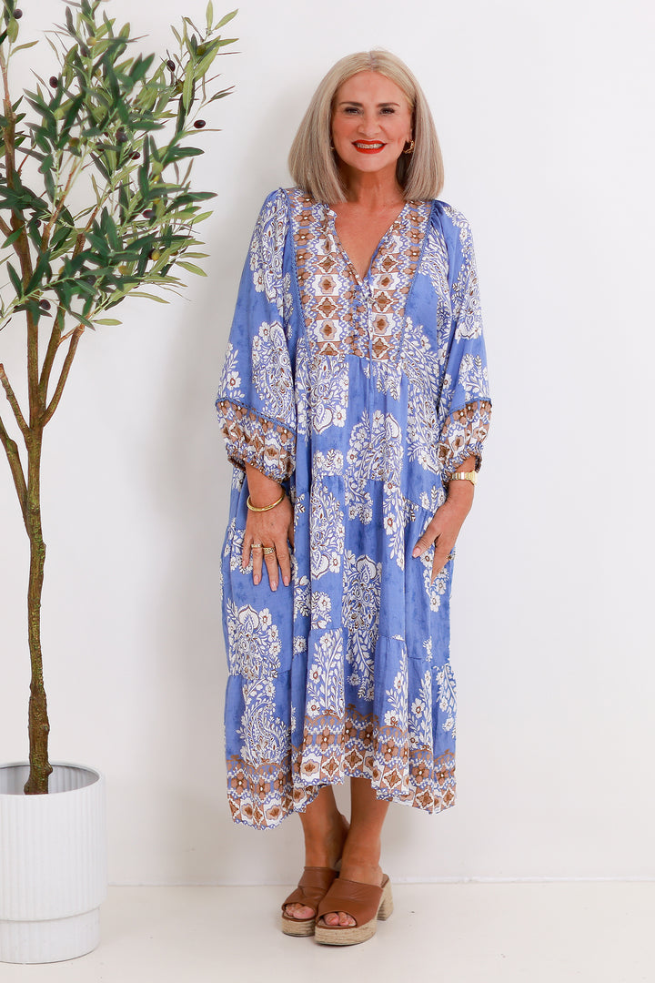 Cassia Dress | BLUE