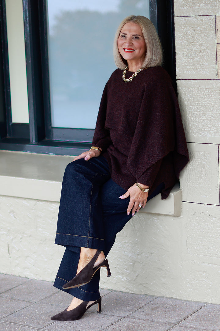 Burano Knit | BURGUNDY