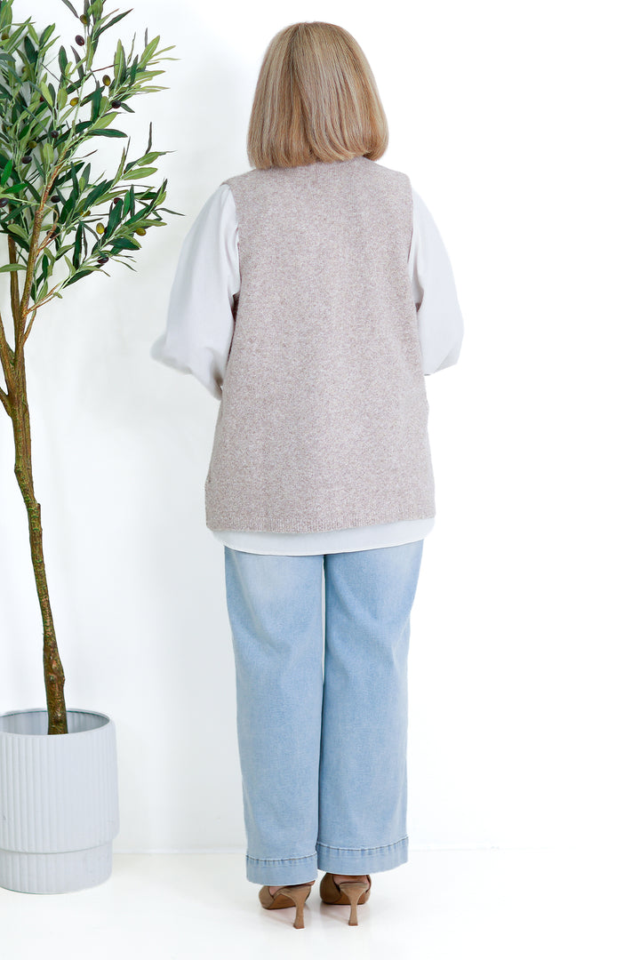 Kalani Vest | TAUPE