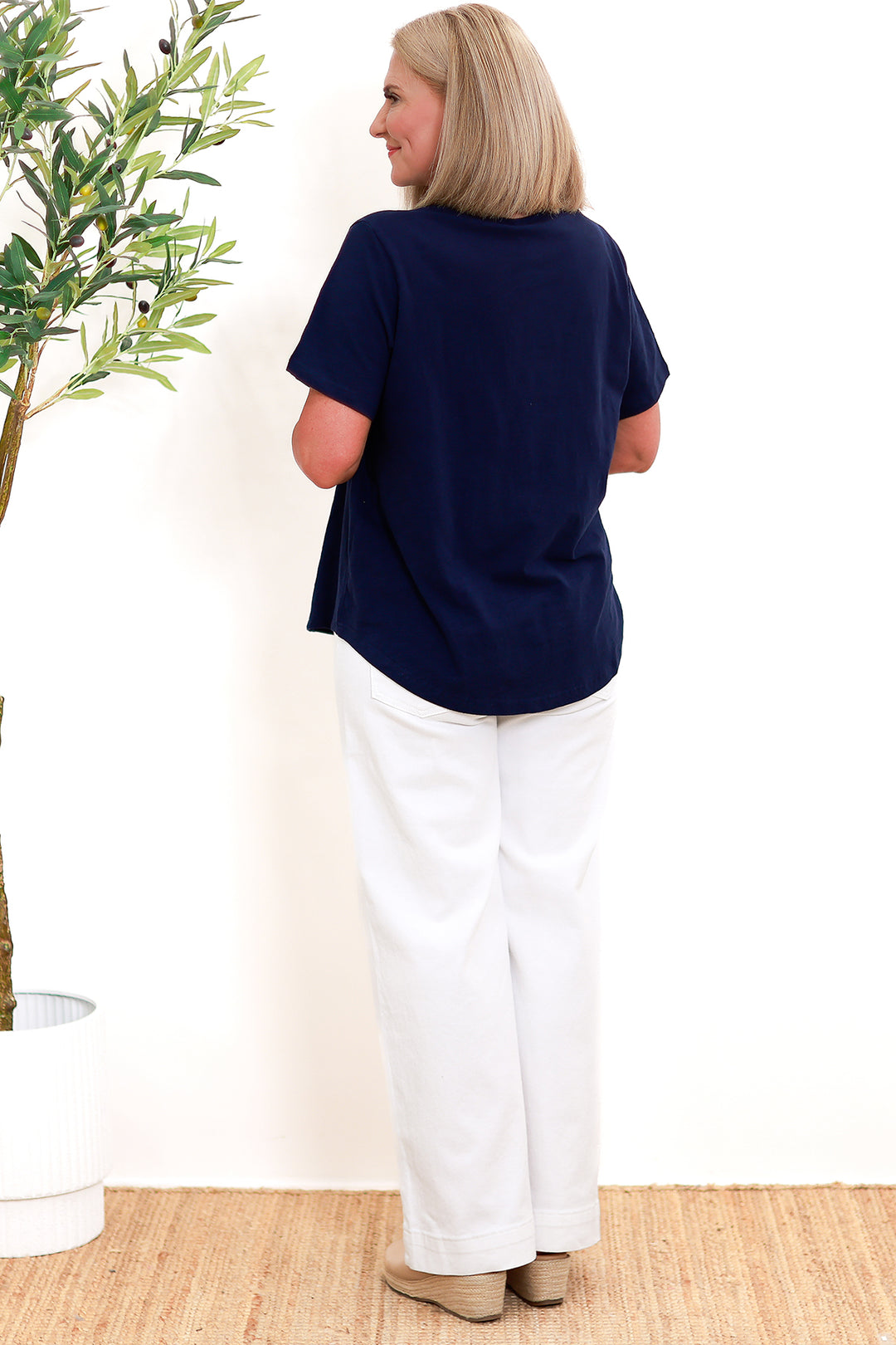 PLAIN T-Shirt | NAVY