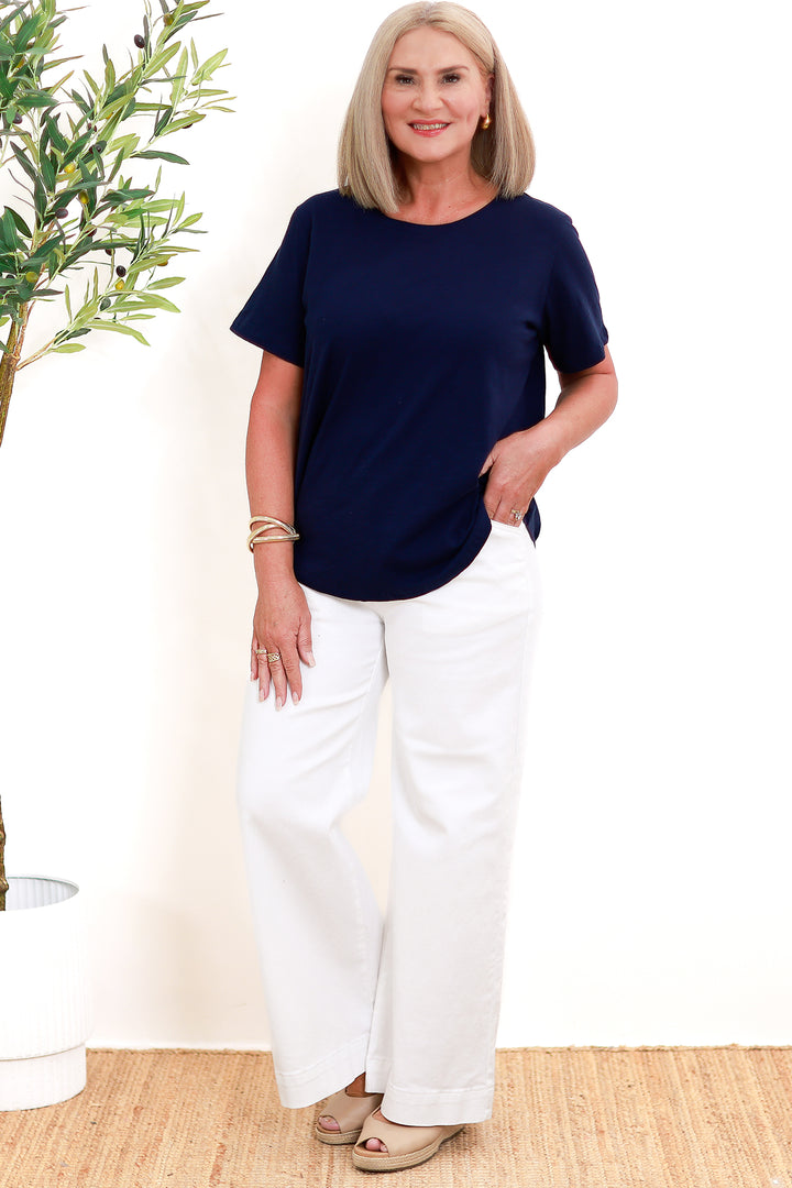 PLAIN T-Shirt | NAVY