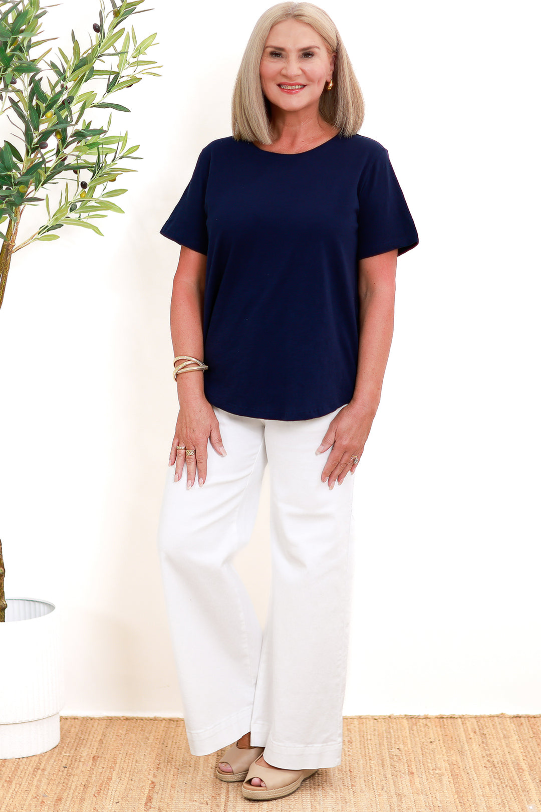 PLAIN T-Shirt | NAVY