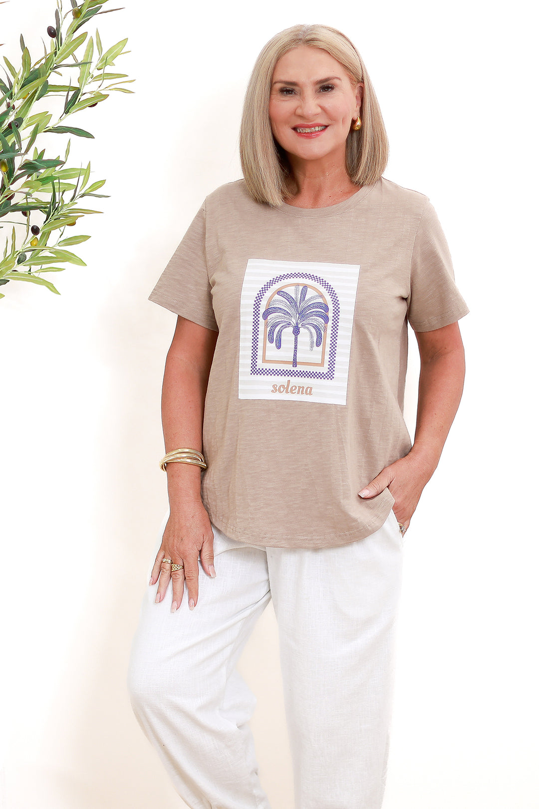 Solena TShirt | TAUPE