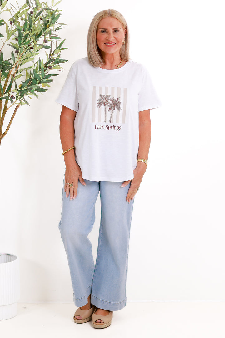 Palm Springs TShirt | WHITE