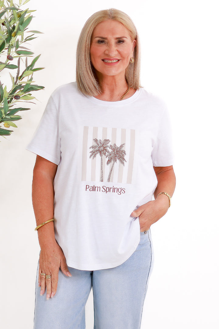 Palm Springs TShirt | WHITE