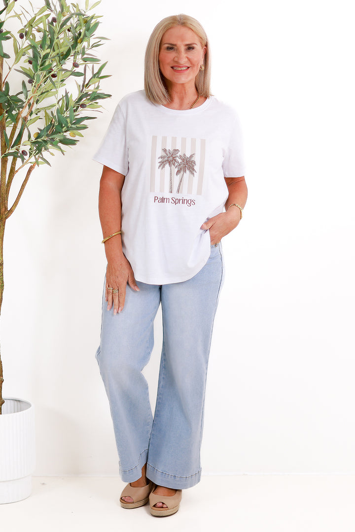 Palm Springs TShirt | WHITE