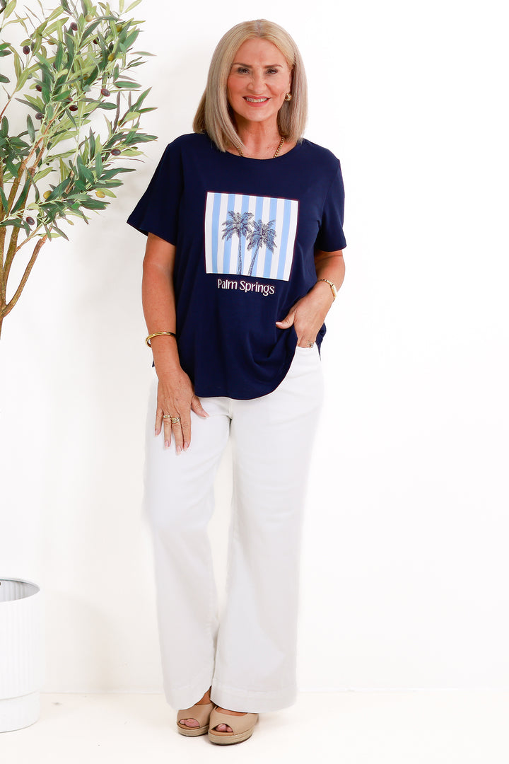 Palm Springs TShirt | NAVY BLUE