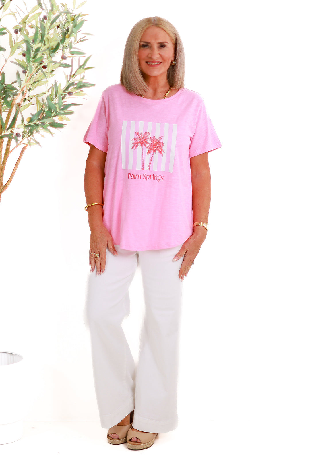 Palm Springs TShirt | PINK