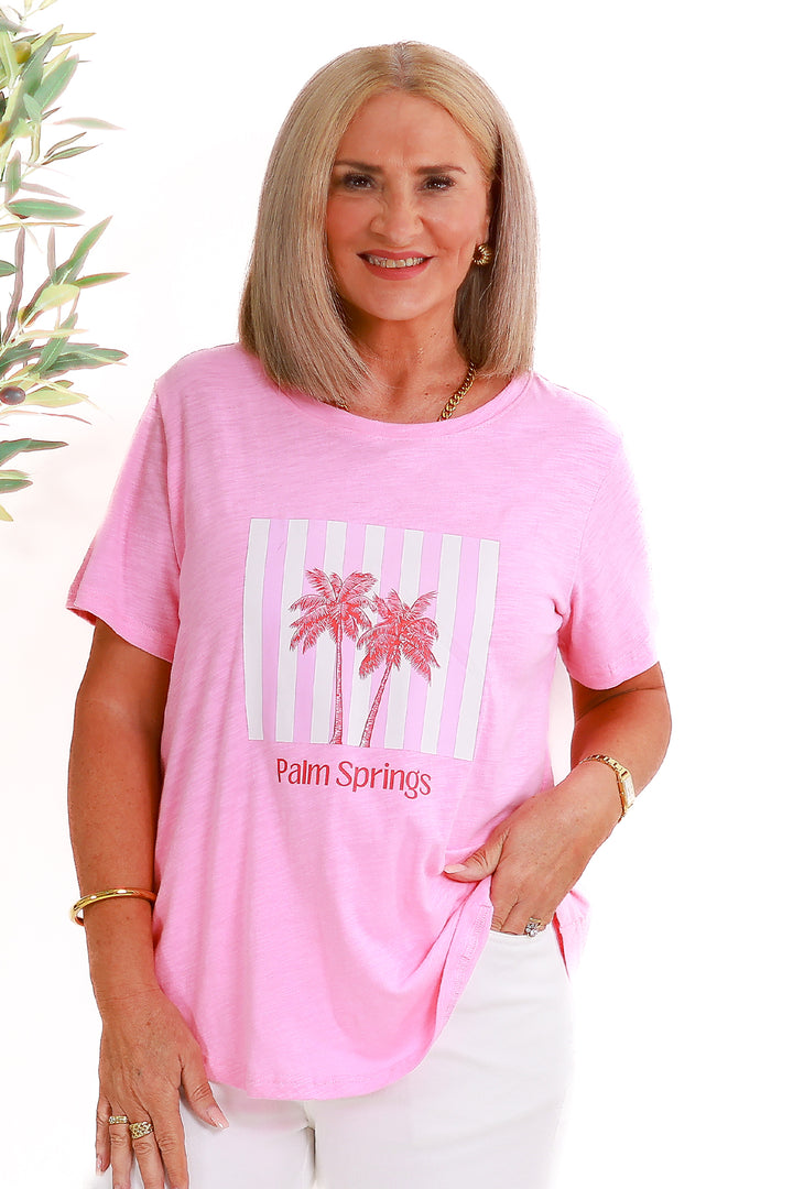 Palm Springs TShirt | PINK