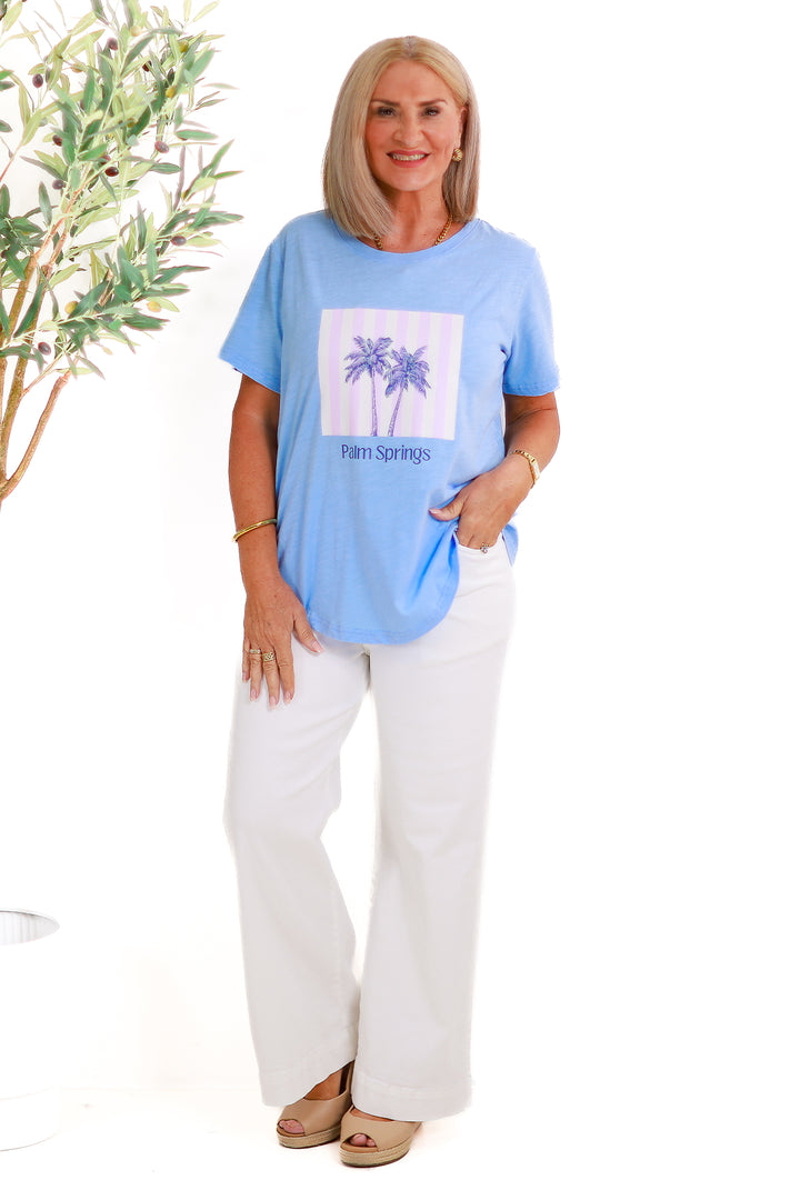 Palm Springs TShirt | SKY BLUE
