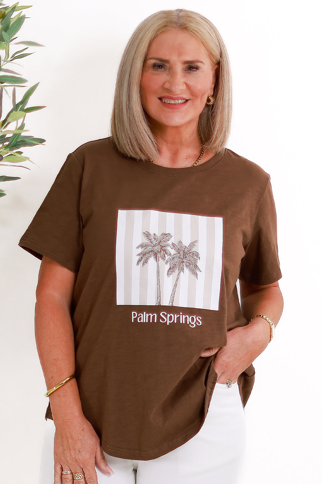 Palm Springs TShirt | COCO Brown