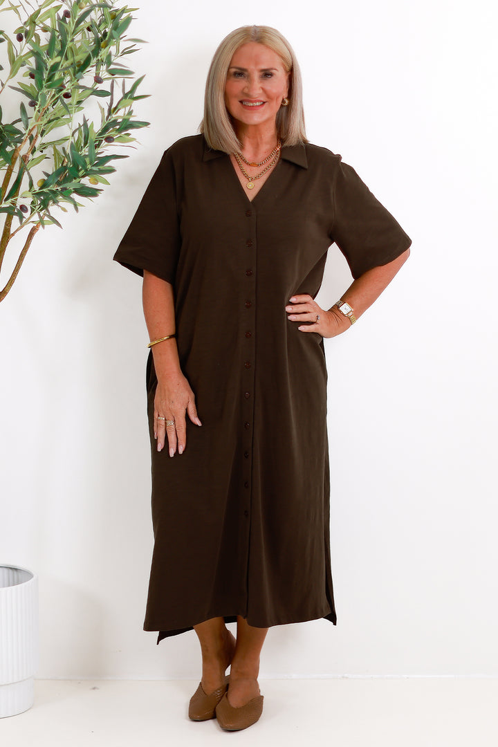 Giselle Collared Tee Dress | COCO