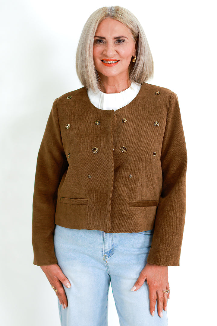 Radiant Jacket | TOBACCO