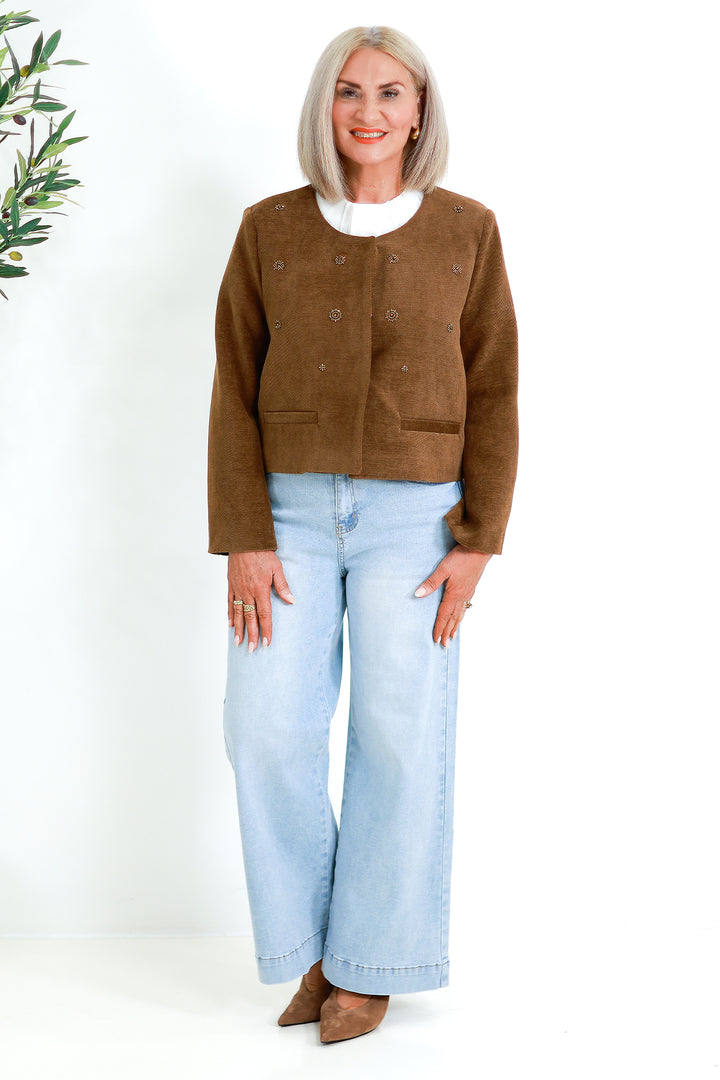 Radiant Jacket | TOBACCO