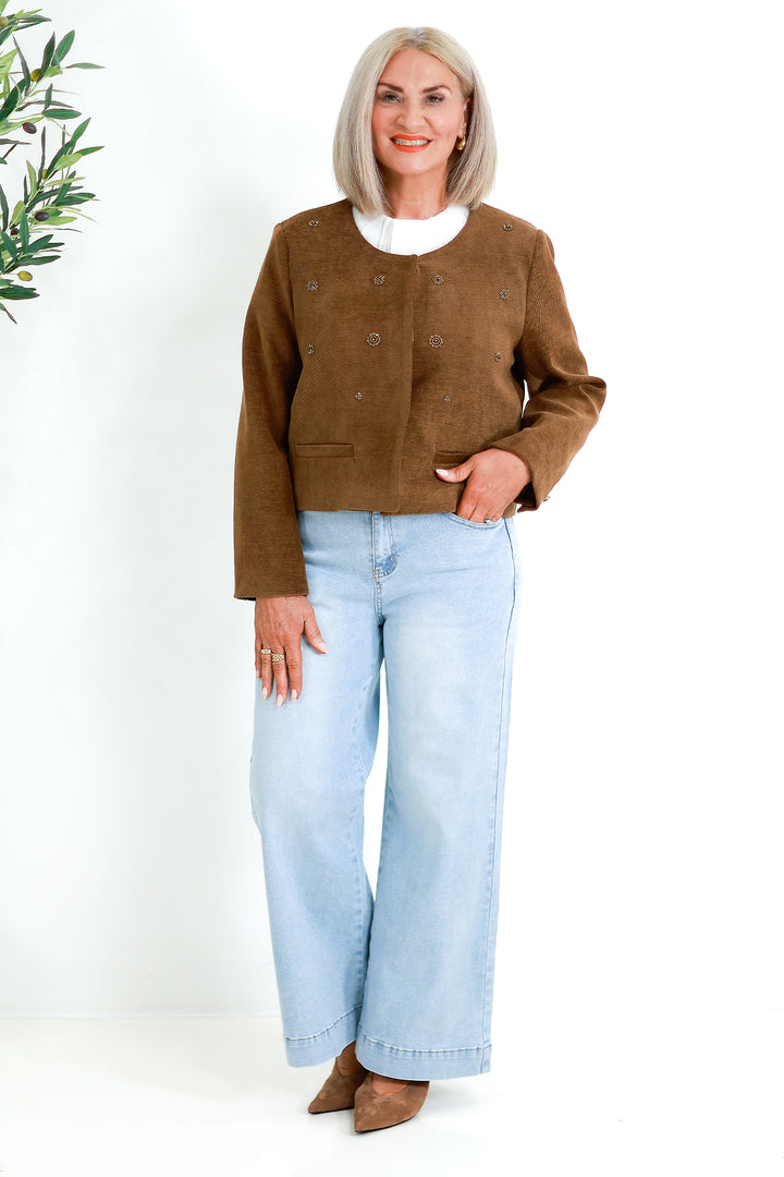 Radiant Jacket | TOBACCO