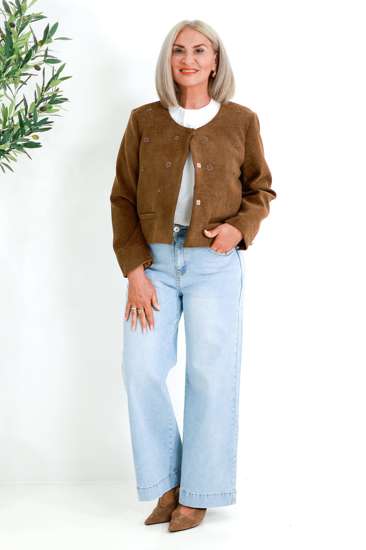 Radiant Jacket | TOBACCO