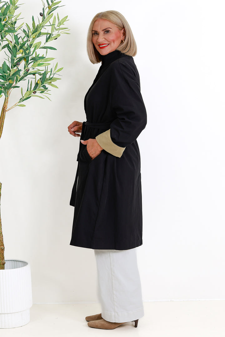 Eva Trenchcoat | BLACK