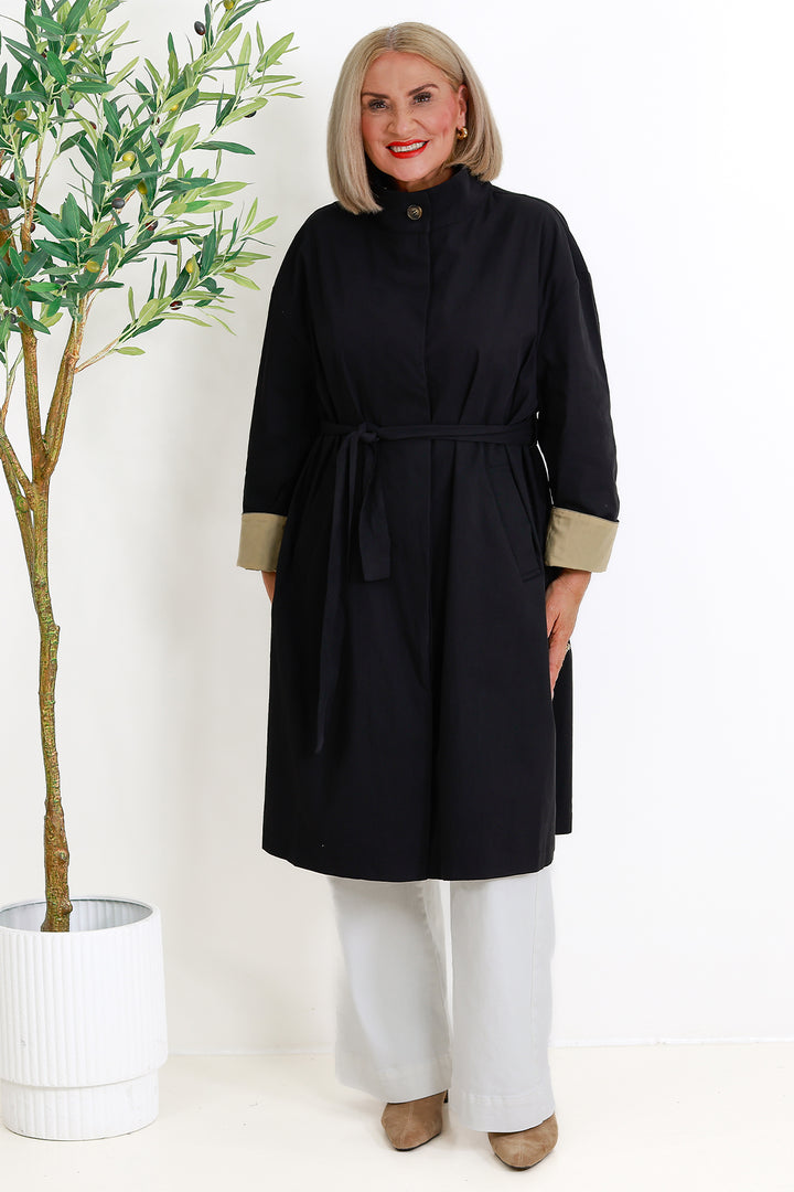 Eva Trenchcoat | BLACK
