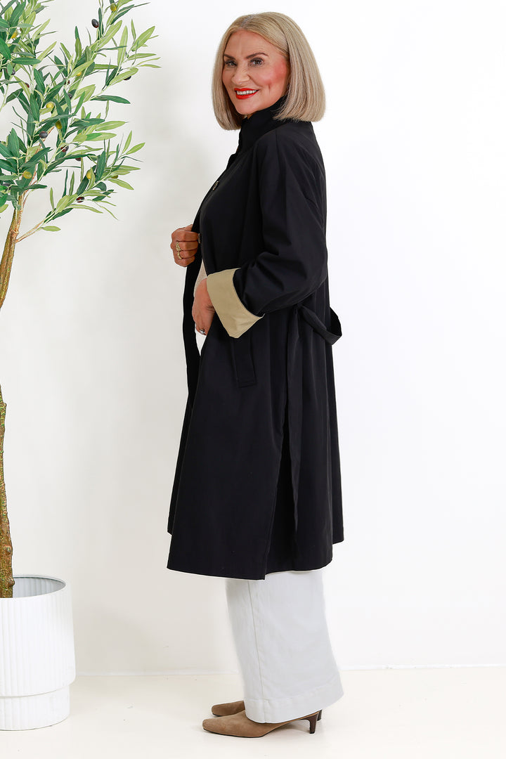 Eva Trenchcoat | BLACK