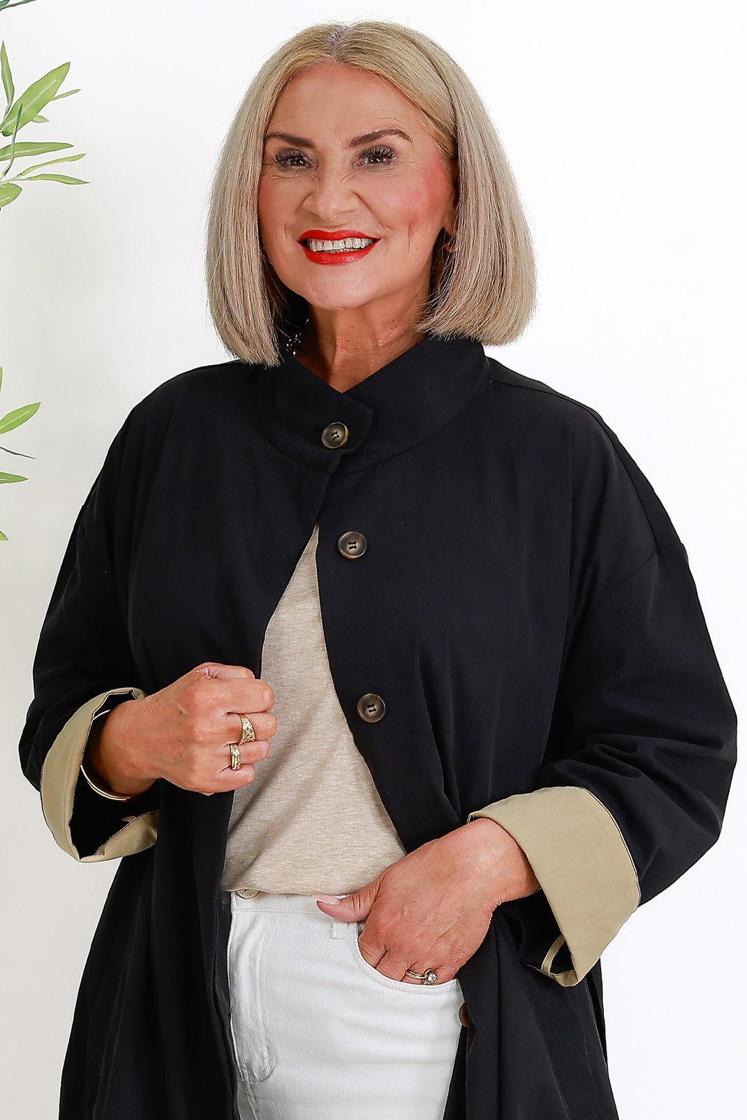Eva Trenchcoat | BLACK